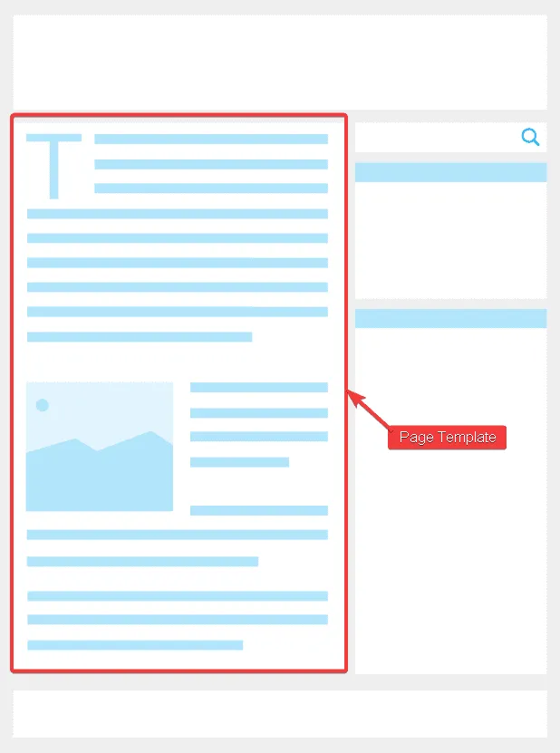 page template