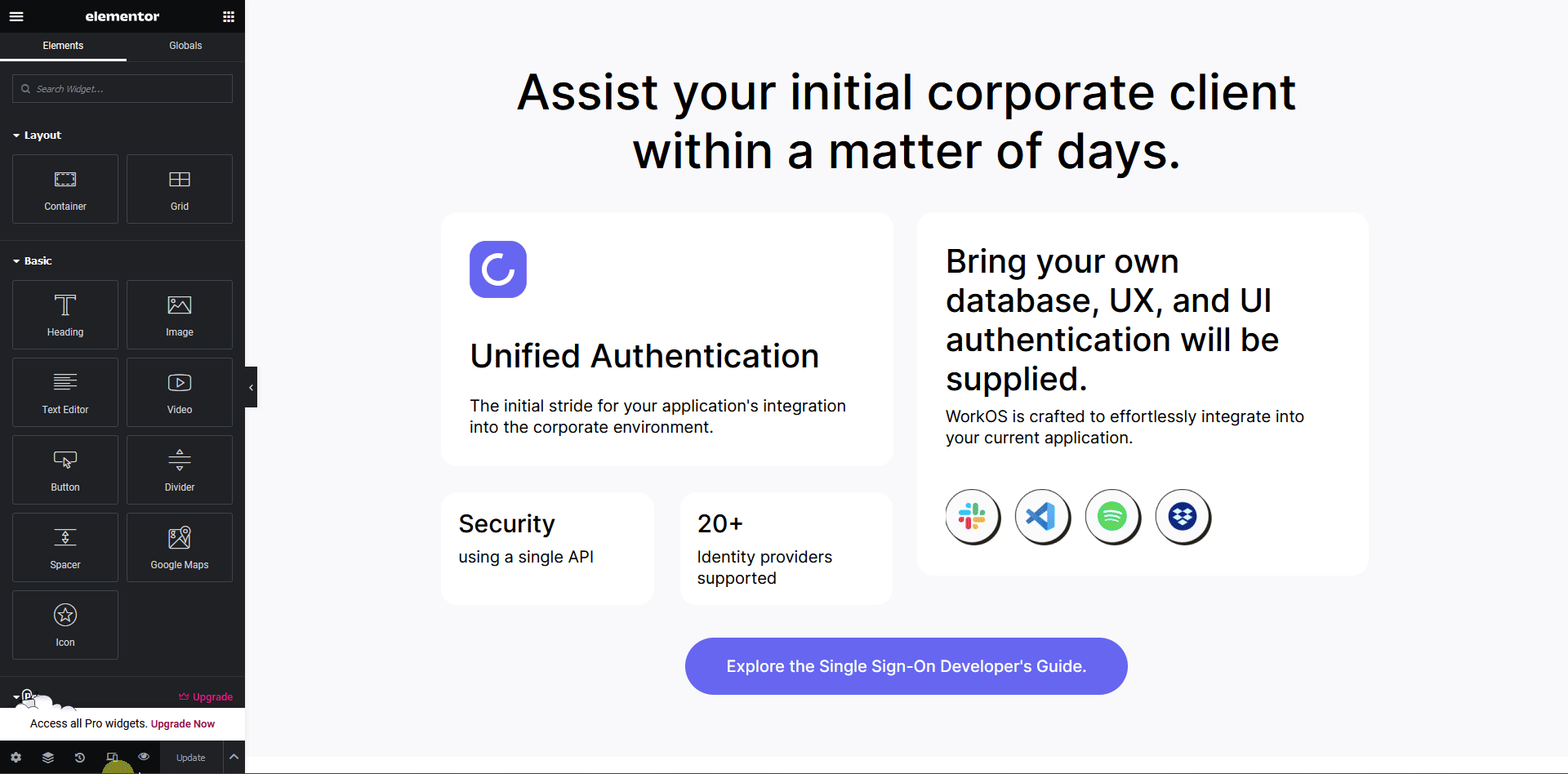wdesignkit save page elementor